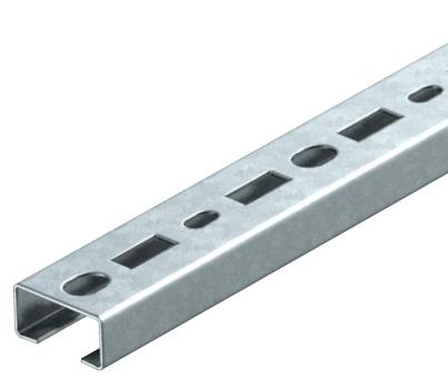 Профилна шина CMS3518, шлиц 17 mm, FS, перфорирана
