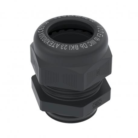 Cable gland, EX area, metric thread, black