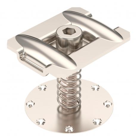 Intermediate clamp with spring for PV module mounting 55 | 35