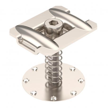 Intermediate clamp with spring for PV module mounting 60 | 40