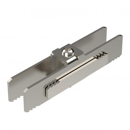 Straight connector support profile, flat roof