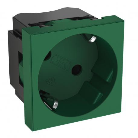 33° socket, protective contact, single 1 | Single 33° | ментово зелено; RAL 6029